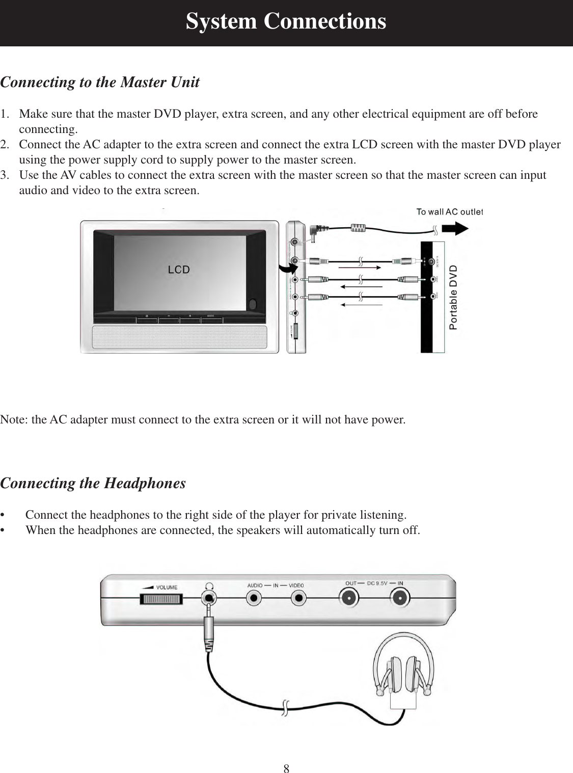 Polaroid 7 Portable Dvd Player Users Manual DUAL Extra Screen 20060919