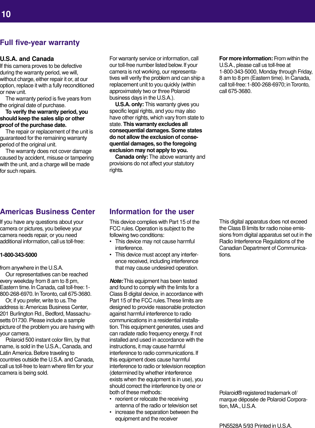 Page 10 of 10 - Polaroid Polaroid-Captiva-Slr-Users-Manual- Captiva User Guide  Polaroid-captiva-slr-users-manual