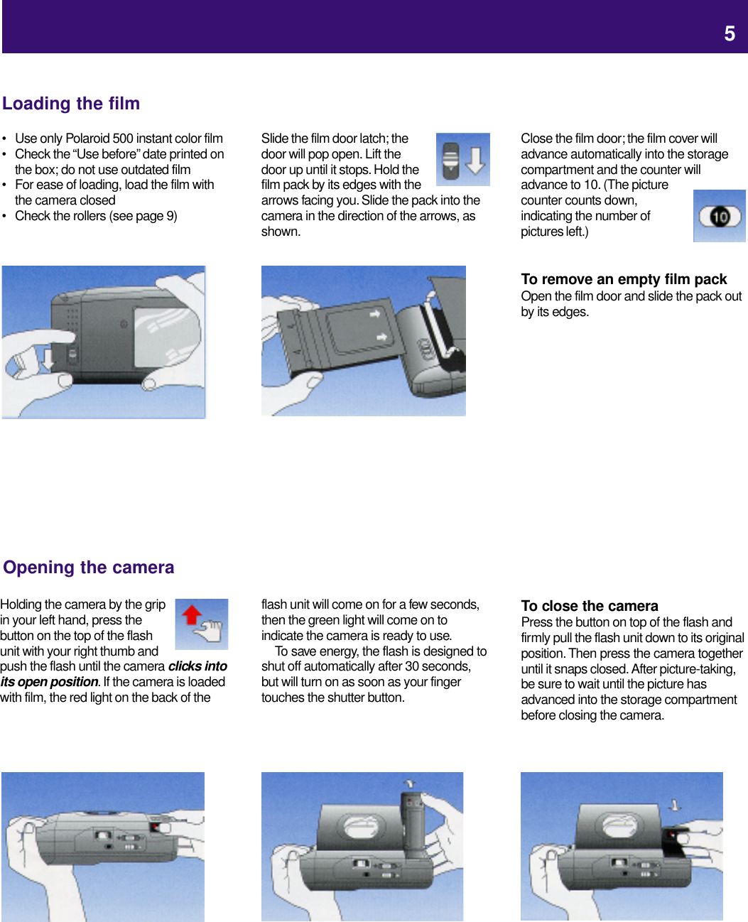 Page 5 of 10 - Polaroid Polaroid-Captiva-Slr-Users-Manual- Captiva User Guide  Polaroid-captiva-slr-users-manual