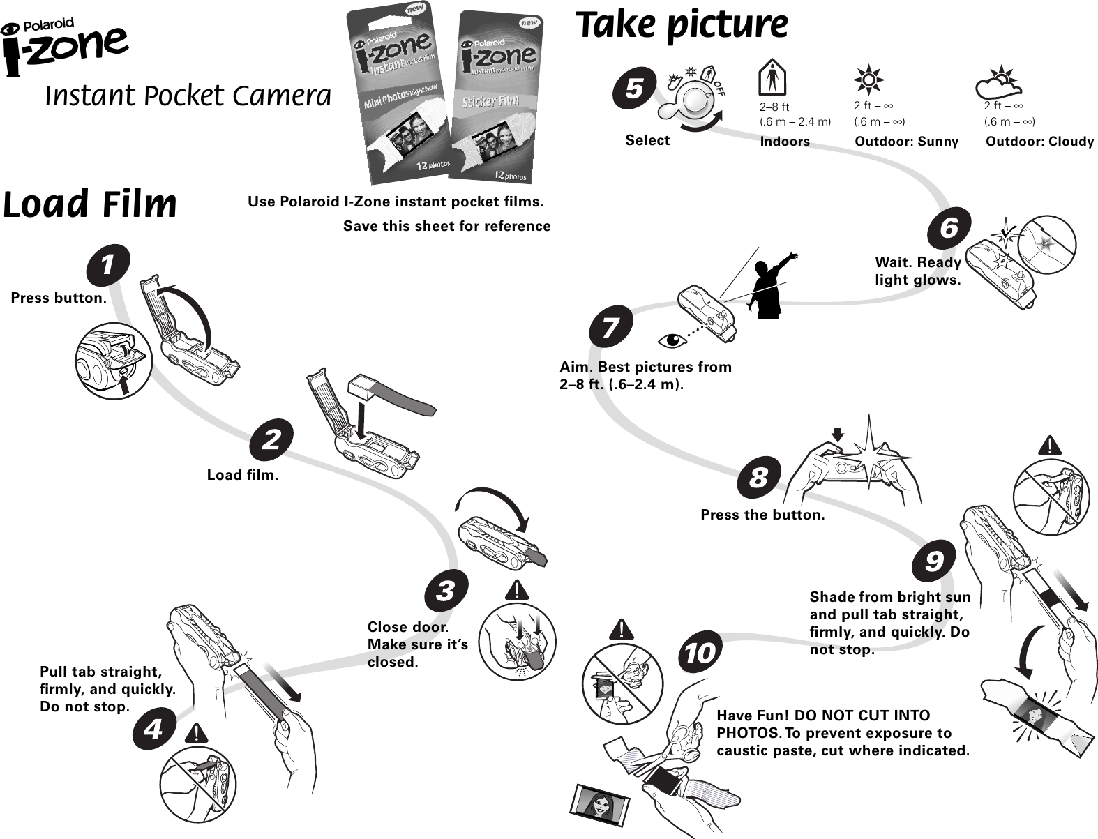 Page 1 of 2 - Polaroid Polaroid-I-Zone-Operating-Instructions- IW_ENG  Polaroid-i-zone-operating-instructions