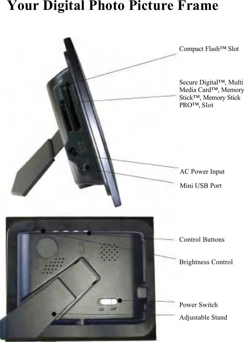 Page 5 of 8 - Polaroid Polaroid-Idf-0560-Users-Manual IDF-0560 Digital Picture Frame Manual 20060802