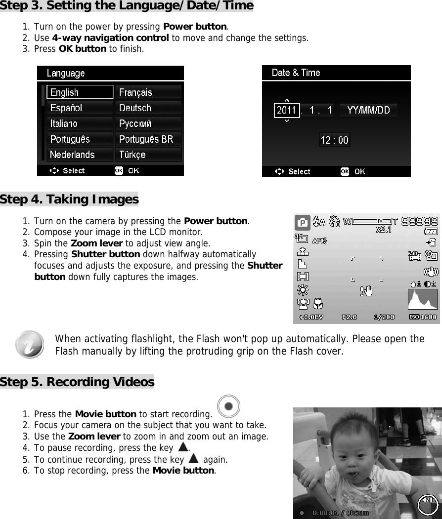 Page 4 of 7 - Polaroid Polaroid-Is2132-Quick-Start-Manual-  Polaroid-is2132-quick-start-manual