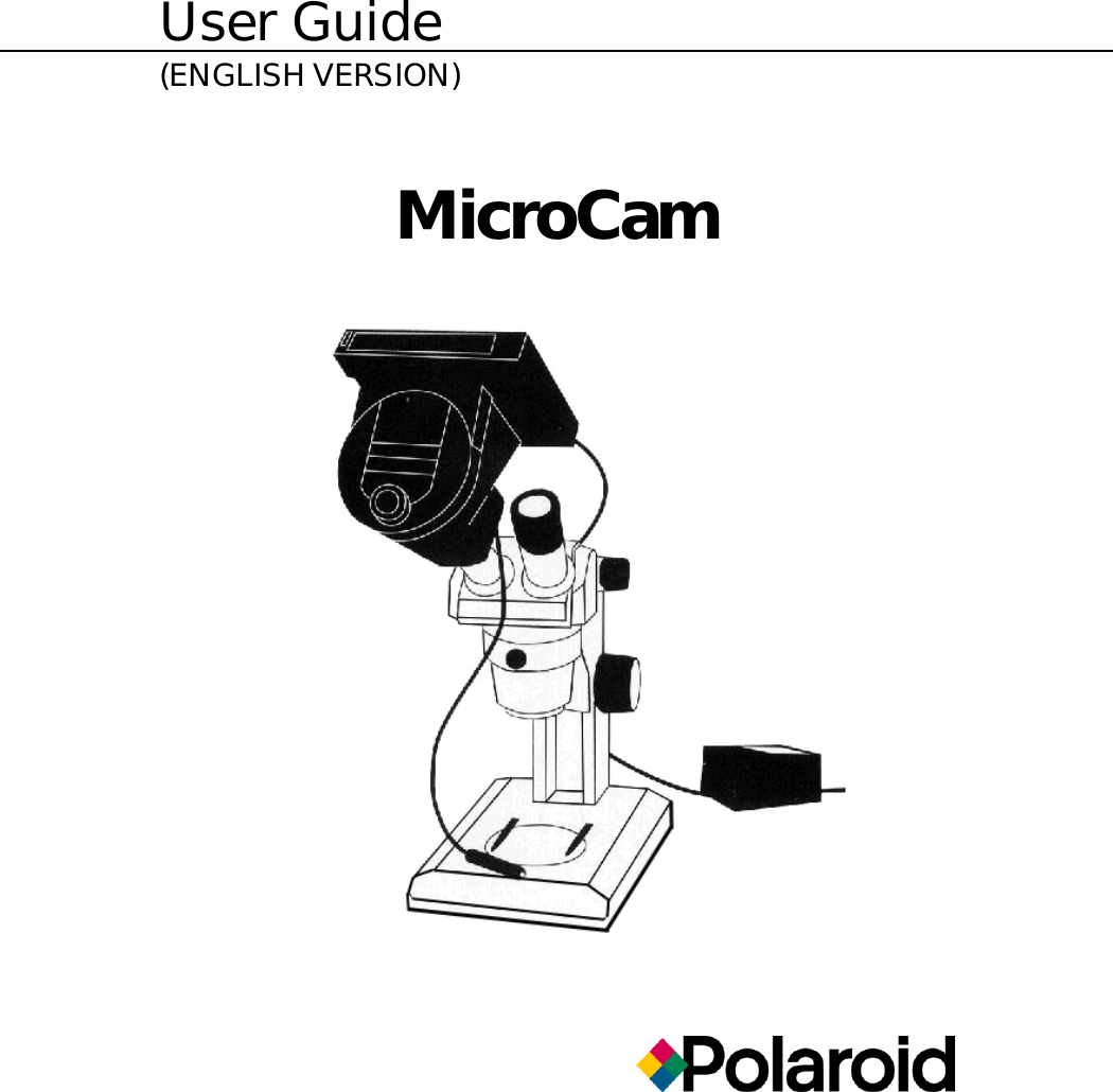 Polaroid Microcam Users Manual User Guide