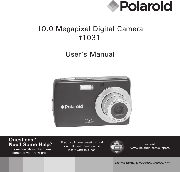 Polaroid T1031 Users Manual
