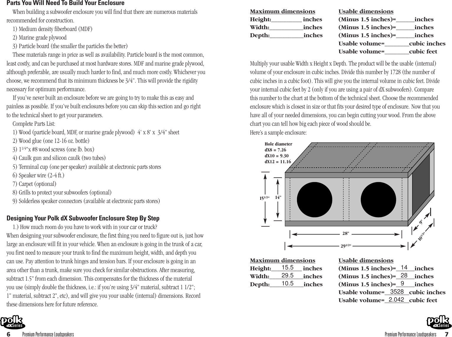 Page 4 of 7 - Polk-Audio Polk-Audio-Dx8-Users-Manual- DX Subwoofer Manual  Polk-audio-dx8-users-manual