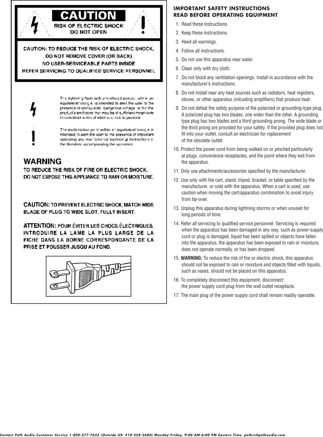 Page 2 of 8 - Polk-Audio Polk-Audio-Lsi25-Users-Manual- LSi25MN  Polk-audio-lsi25-users-manual