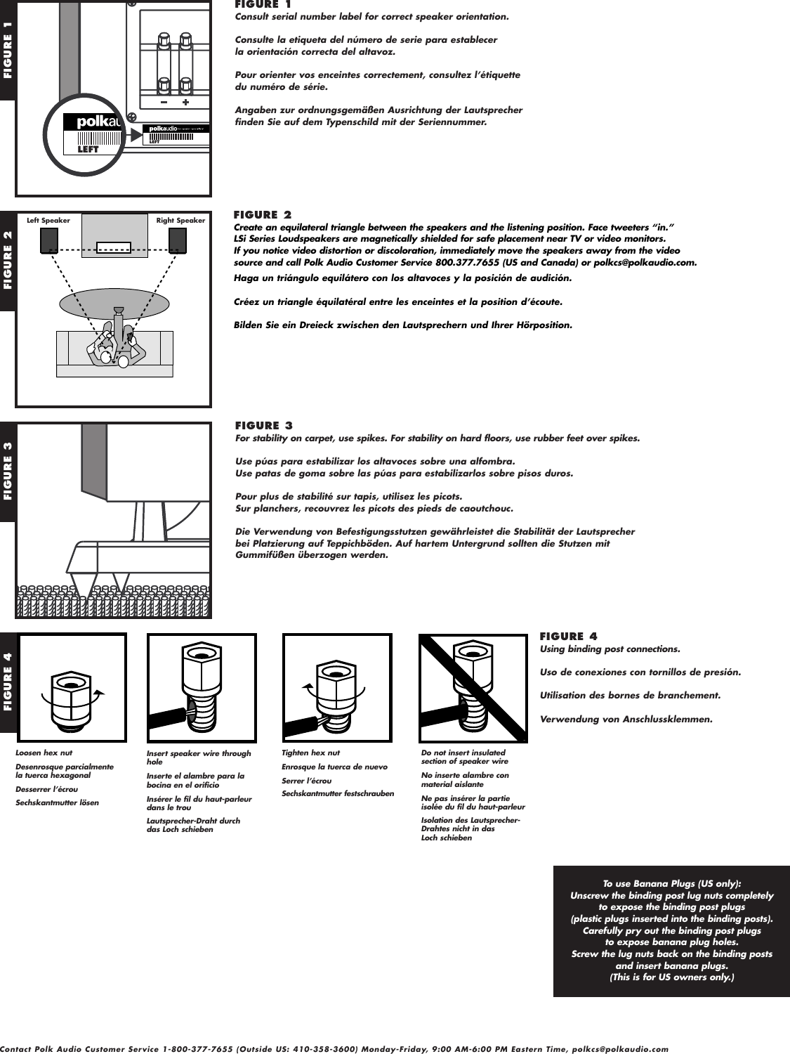 Page 4 of 8 - Polk-Audio Polk-Audio-Lsi25-Users-Manual- LSi25MN  Polk-audio-lsi25-users-manual