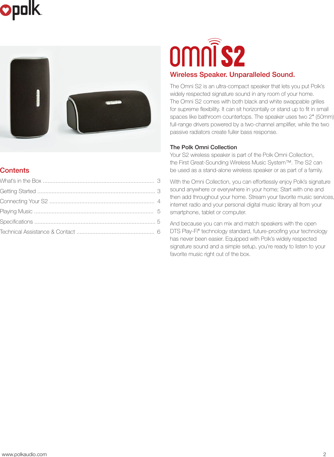 polk omni s2 setup