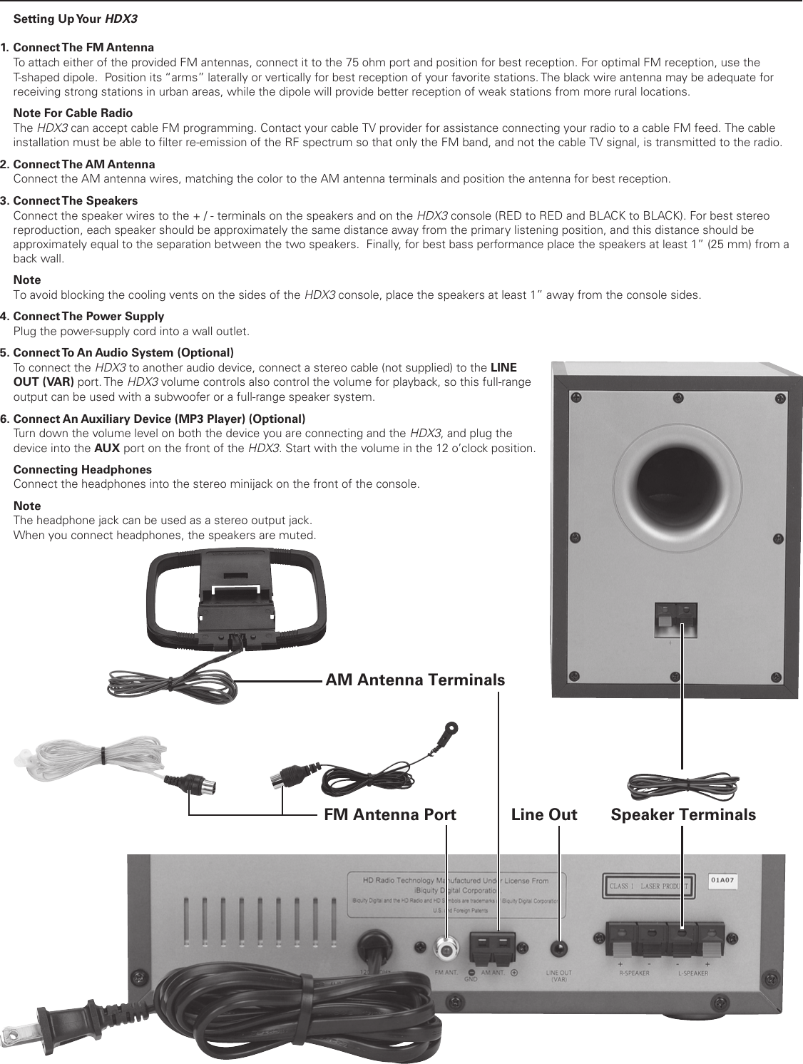 Page 2 of 6 - Polk-Audio Polk-Audio-Radio-Hdx3-Users-Manual-  Polk-audio-radio-hdx3-users-manual