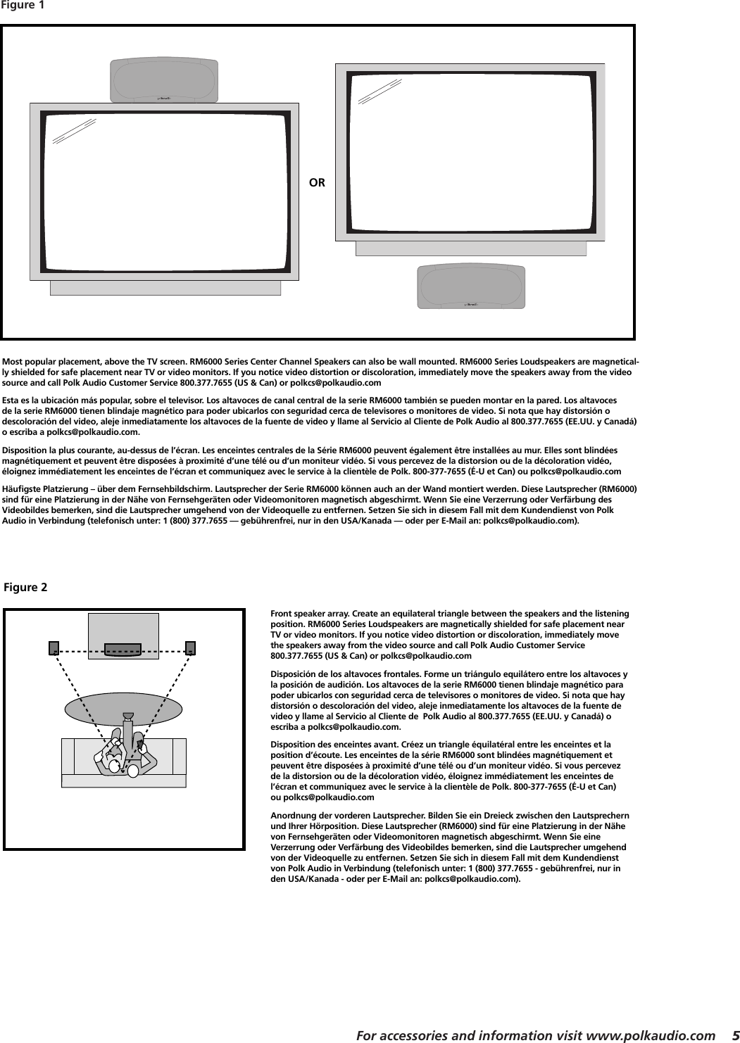 Page 5 of 12 - Polk-Audio Polk-Audio-Rm6000-Users-Manual- RM6000Manual_Rev2.qk  Polk-audio-rm6000-users-manual