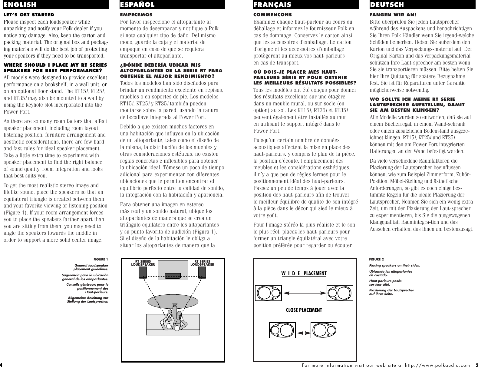 Page 3 of 12 - Polk-Audio Polk-Audio-Rt15-Users-Manual- RTi Manual  Polk-audio-rt15-users-manual