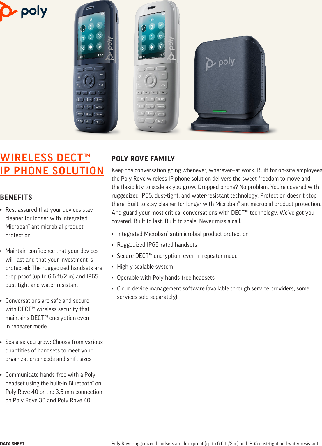 Page 1 of 10 - Poly  Poly-rove-dect-ip-phone-solution-en