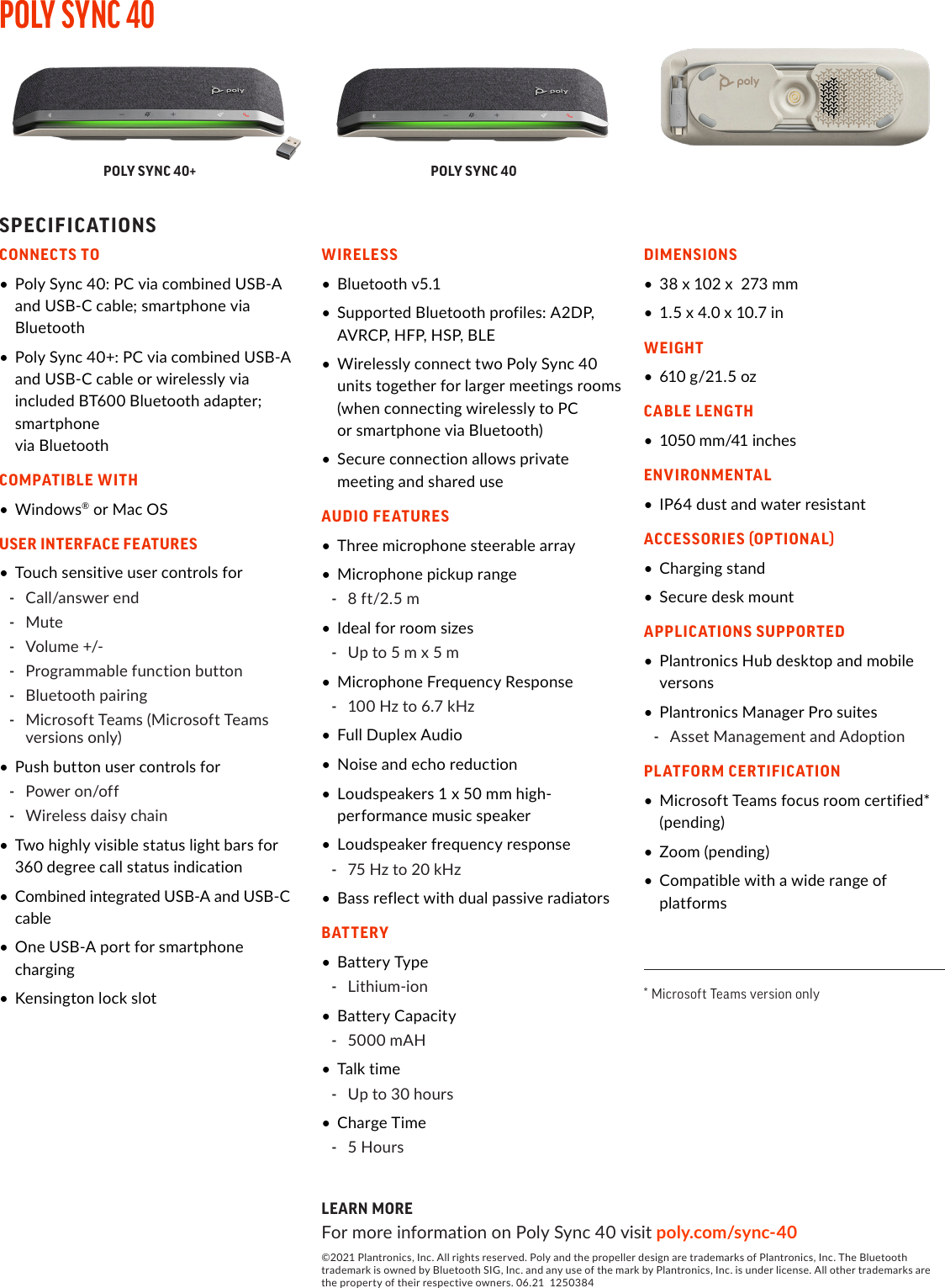 Page 2 of 2 - Poly  Poly-sync-40-ds-en