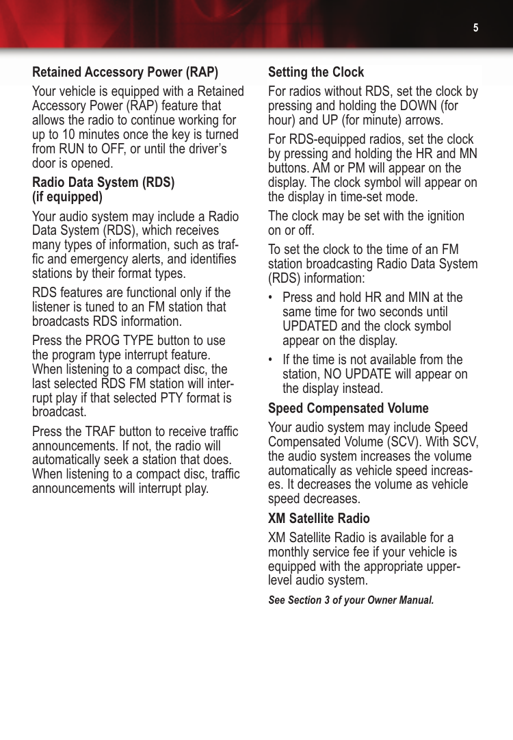 Page 5 of 12 - Pontiac Pontiac-2005-Pontiac-Sunfire-Get-To-Know-Manual- Get To Know Guide  Pontiac-2005-pontiac-sunfire-get-to-know-manual