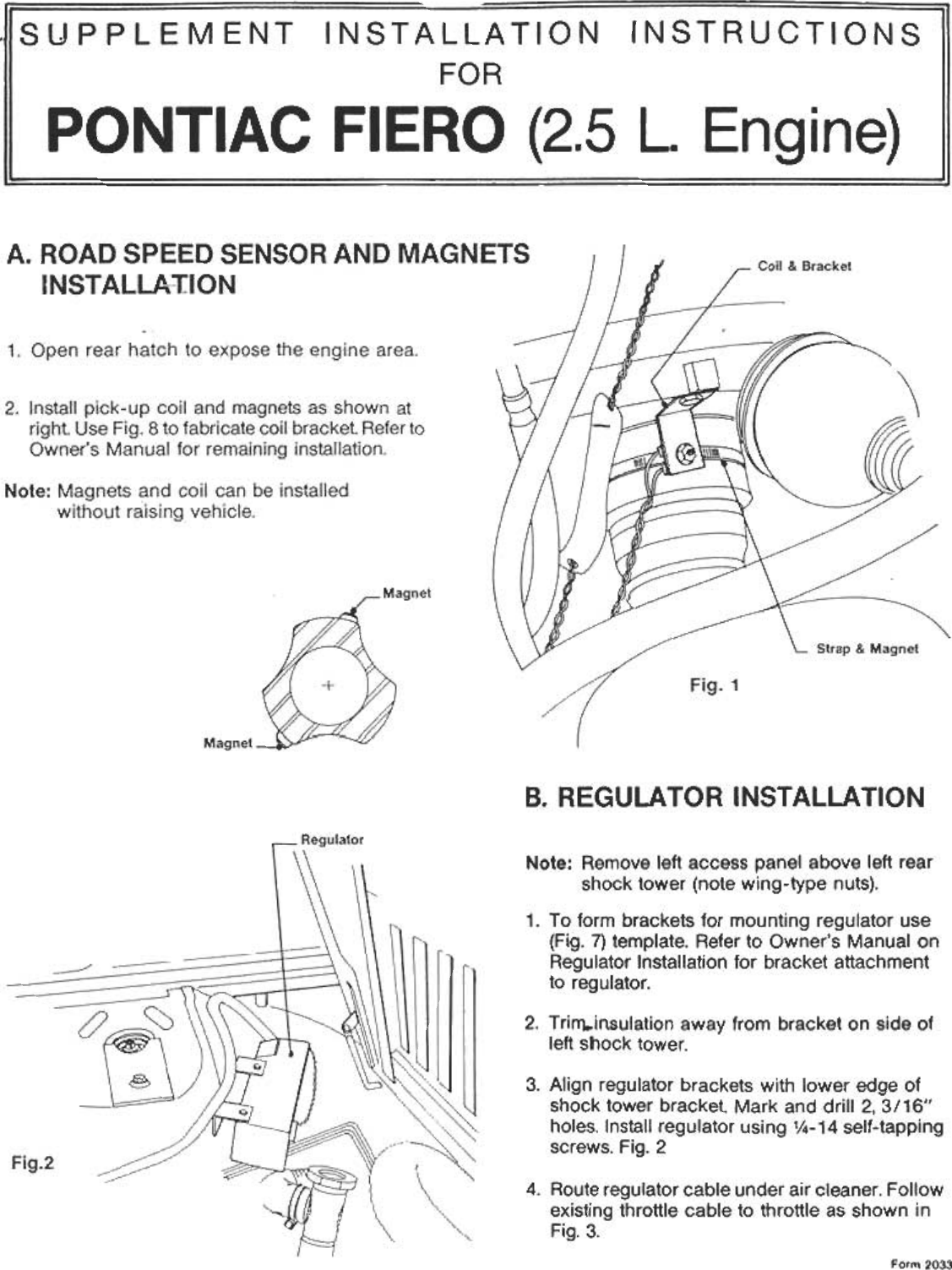 Page 1 of 5 - Pontiac Pontiac-Automobile-Parts-Users-Manual- 250-4166  Pontiac-automobile-parts-users-manual