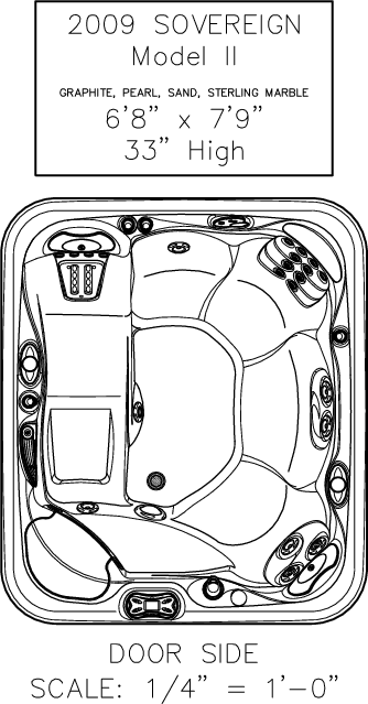 Pools Spas Highlife Sovereign 2009 Spa Rendering 2009SOVEREIGN User Manual