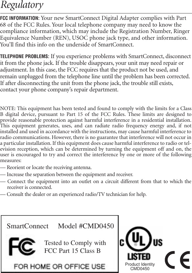 Page 6 of 6 - Port Port-Smartconnect-Smart-Connect-Digital-Adapter-Users-Manual 264-992