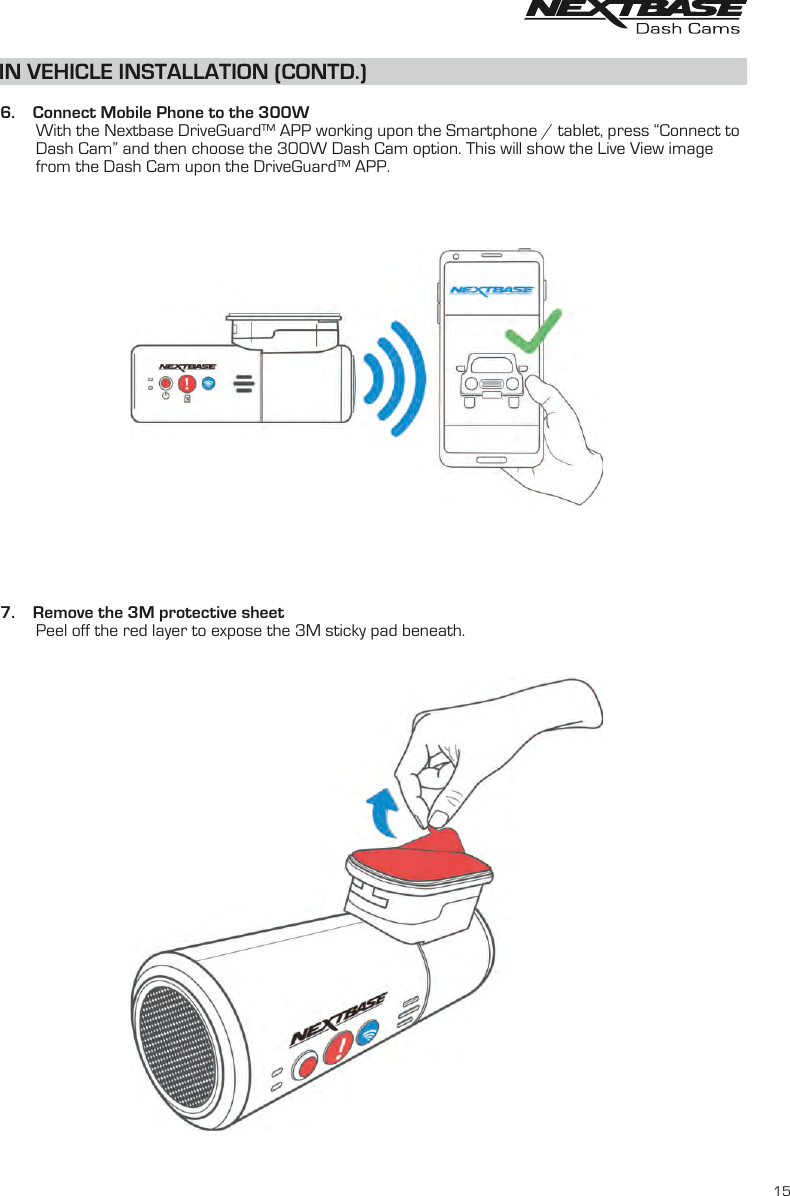 Page 15 of Portable Multimedia NBDVR300GW Dash Cam User Manual NBDVR300W   Instruction Manual  English R2 