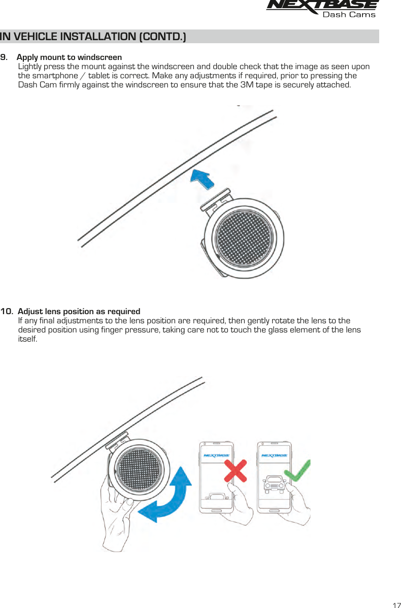 Page 17 of Portable Multimedia NBDVR300GW Dash Cam User Manual NBDVR300W   Instruction Manual  English R2 