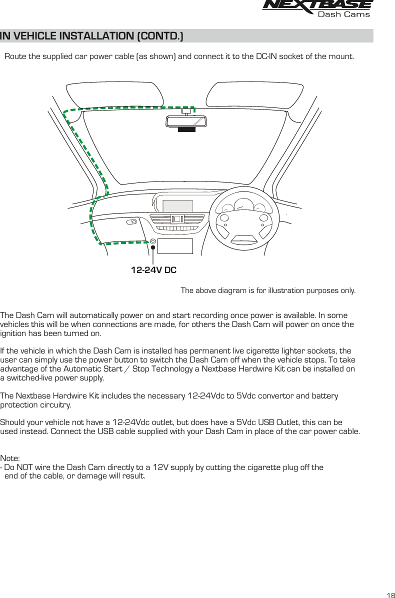 Page 18 of Portable Multimedia NBDVR300GW Dash Cam User Manual NBDVR300W   Instruction Manual  English R2 