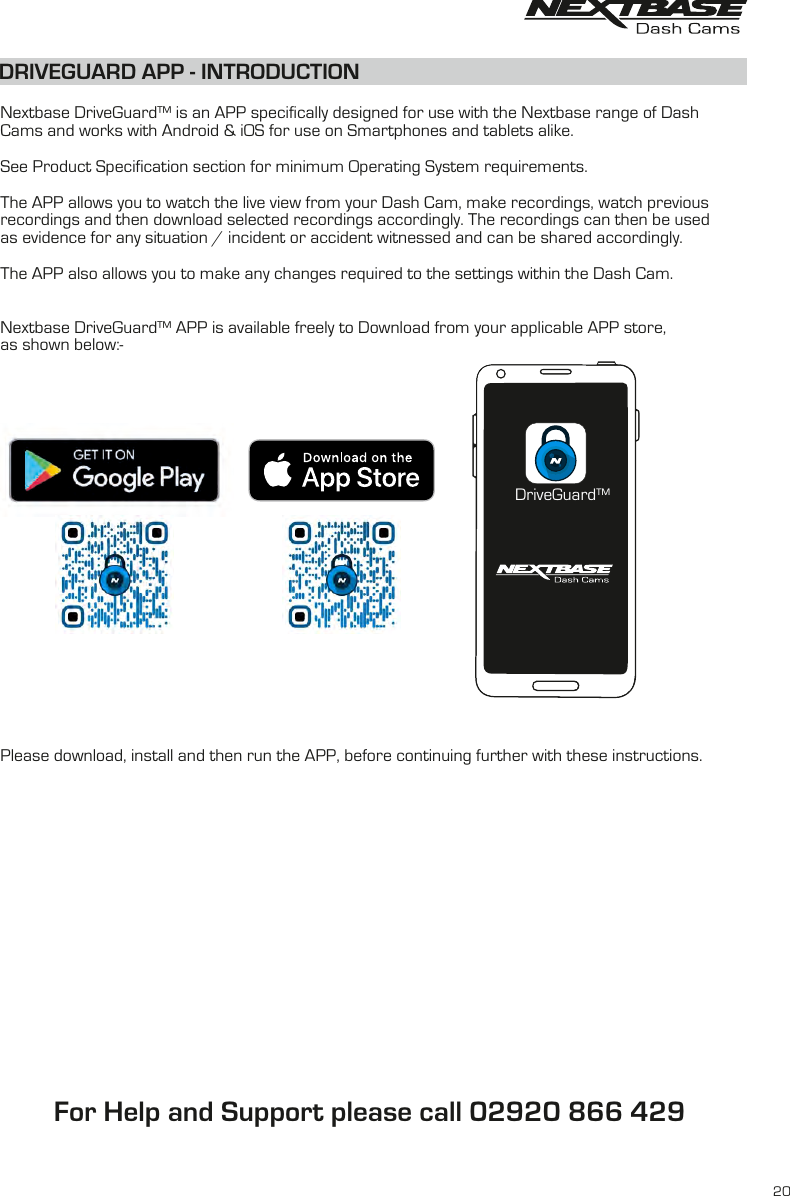 Page 20 of Portable Multimedia NBDVR300GW Dash Cam User Manual NBDVR300W   Instruction Manual  English R2 