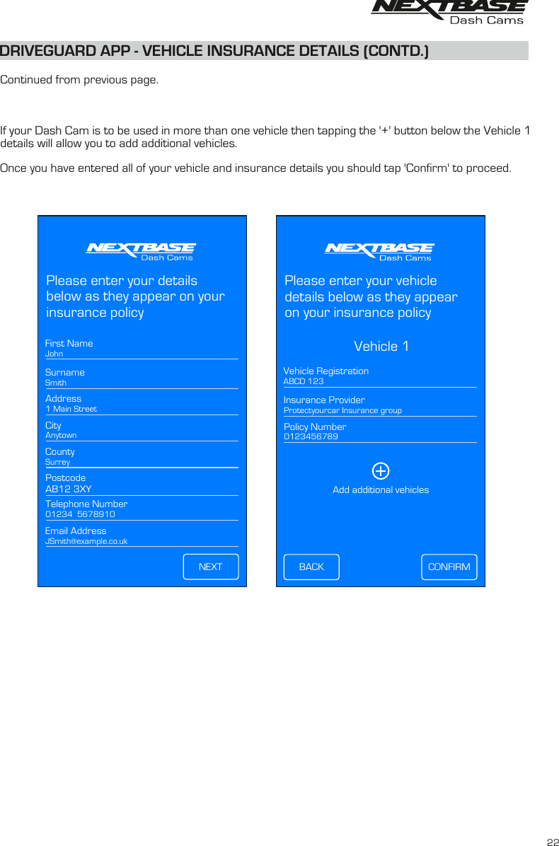 Page 22 of Portable Multimedia NBDVR300GW Dash Cam User Manual NBDVR300W   Instruction Manual  English R2 