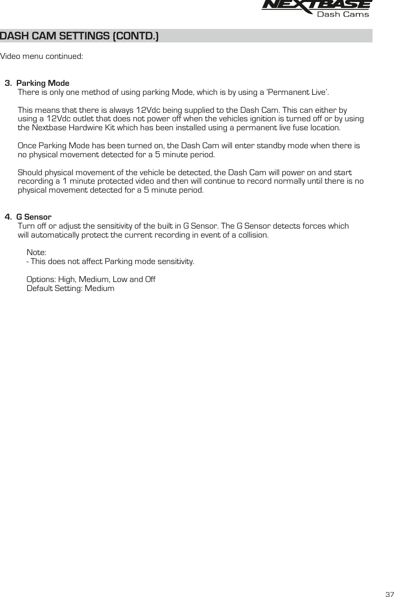 Page 37 of Portable Multimedia NBDVR300GW Dash Cam User Manual NBDVR300W   Instruction Manual  English R2 