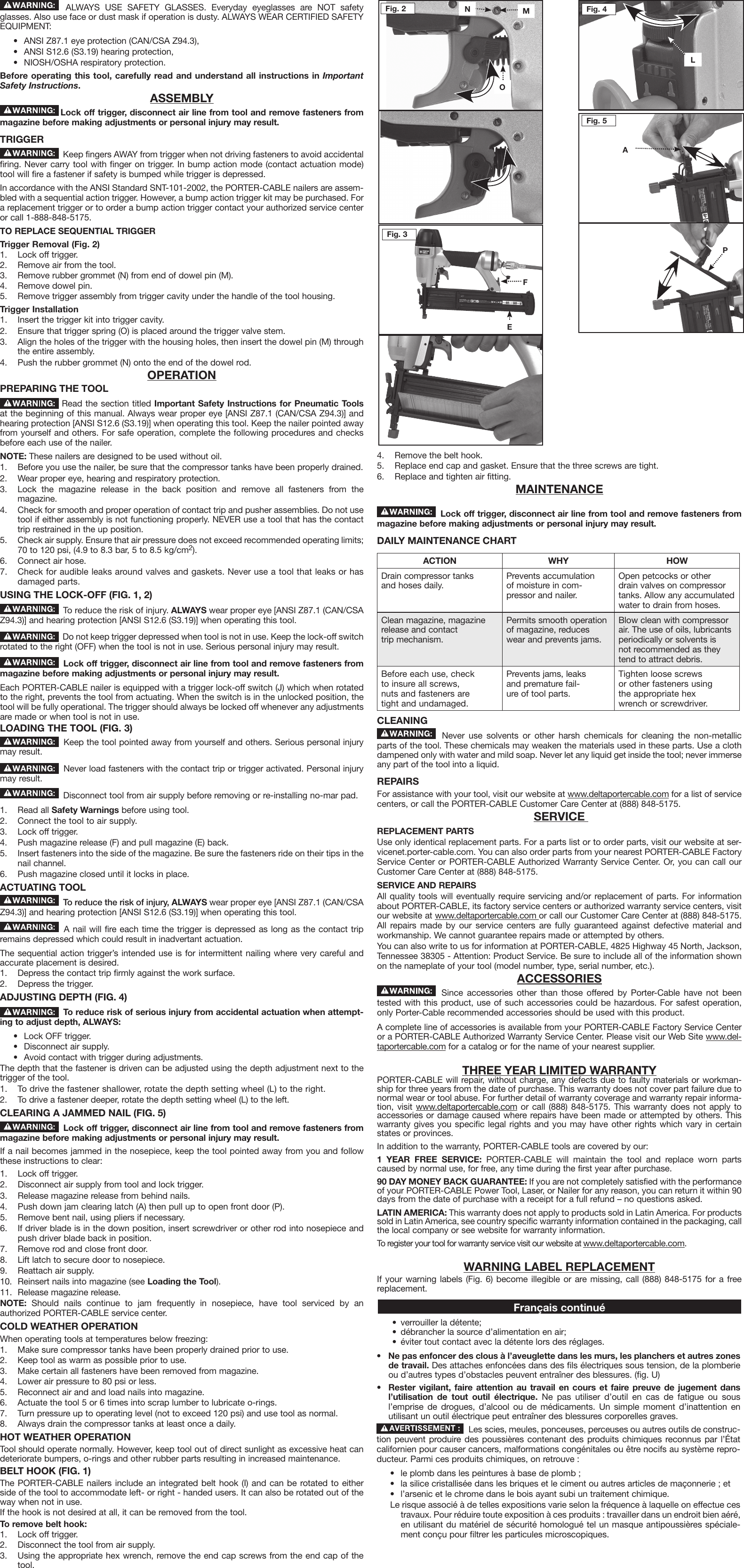 Page 3 of 7 - Porter-Cable Porter-Cable-Bn200B-Users-Manual-  Porter-cable-bn200b-users-manual