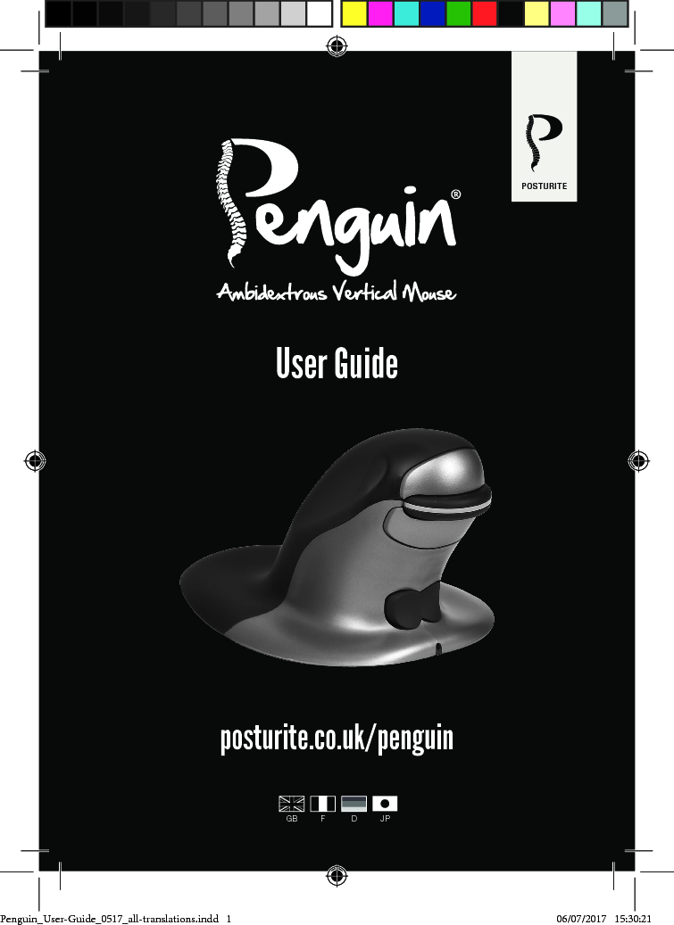 User GuidePOSTURITEposturite.co.uk/penguinGB F D JPPenguin_User-Guide_0517_all-translations.indd   1 06/07/2017   15:30:21
