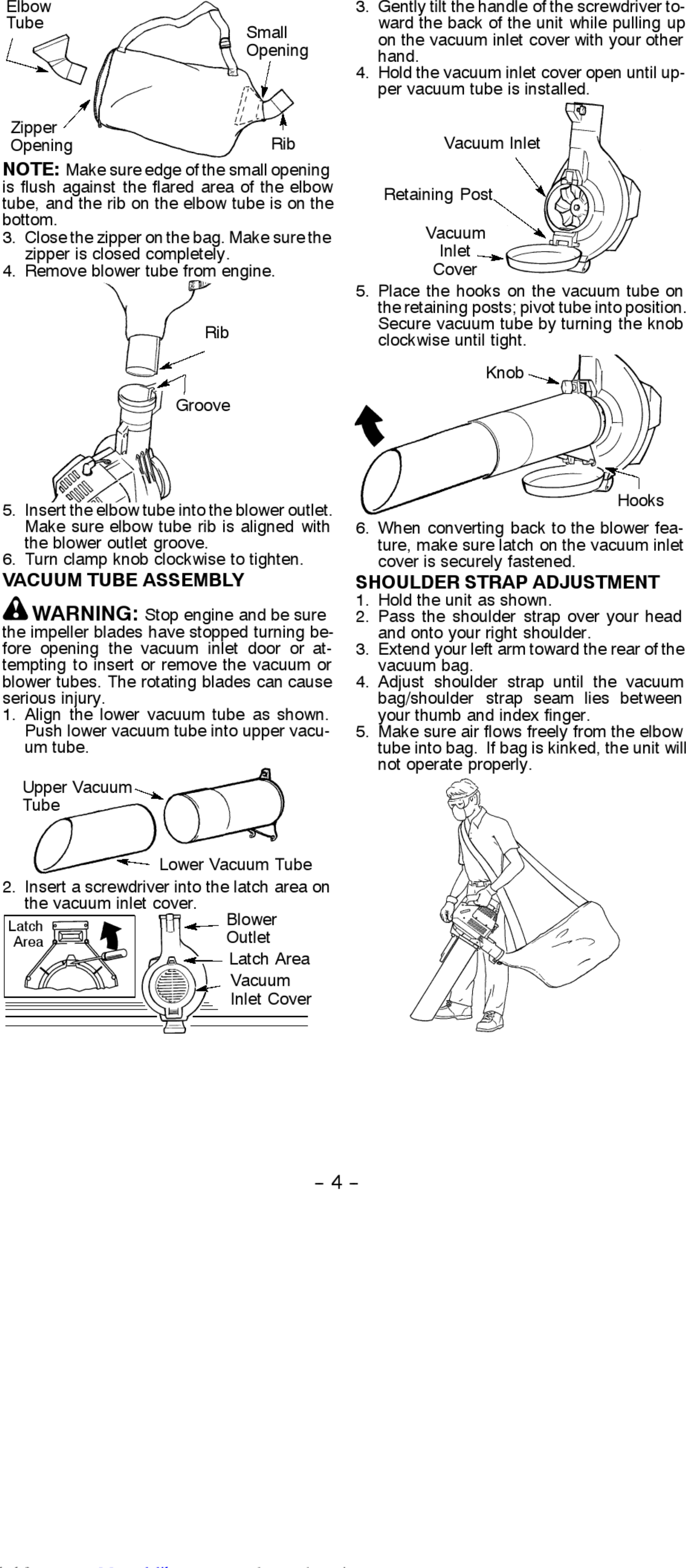 Page 4 of 11 - Poulan-Pro Poulan-Pro-Bvm200-Instruction-Manual-1002624 User Manual