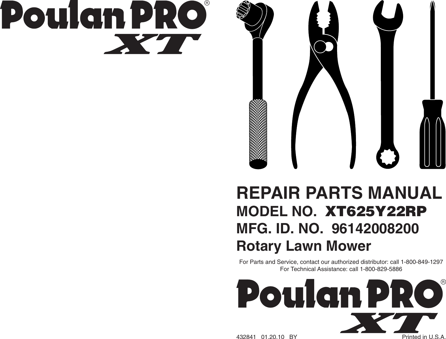 Poulan xt store riding mower manual