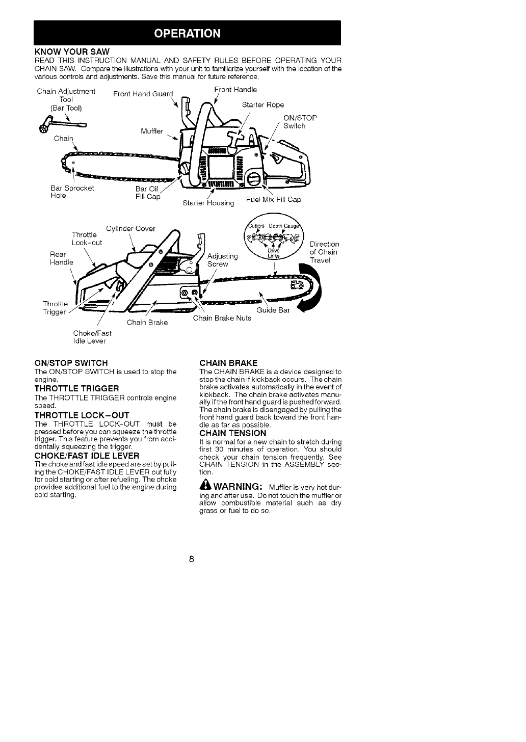 Poulin Chainsaw Manual