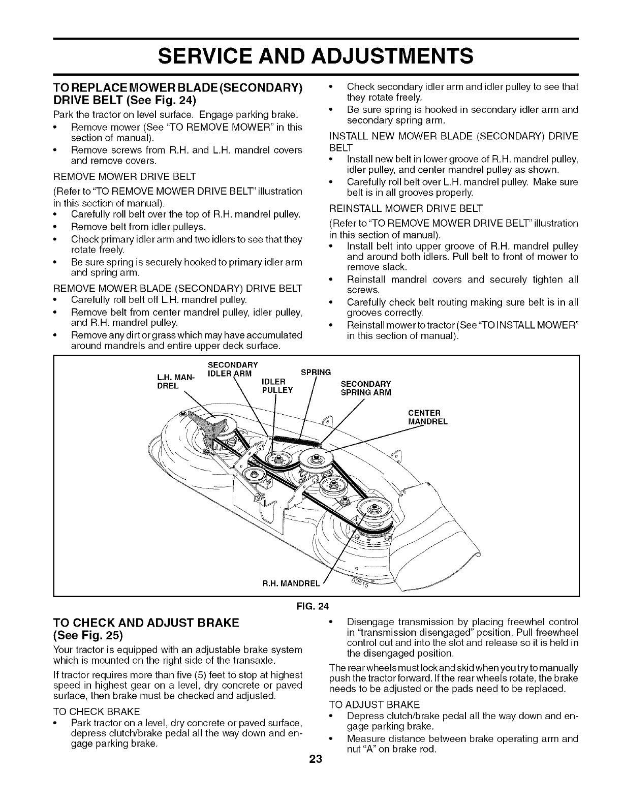 Poulan 96012004100 User Manual TRACTOR Manuals And Guides L0604834