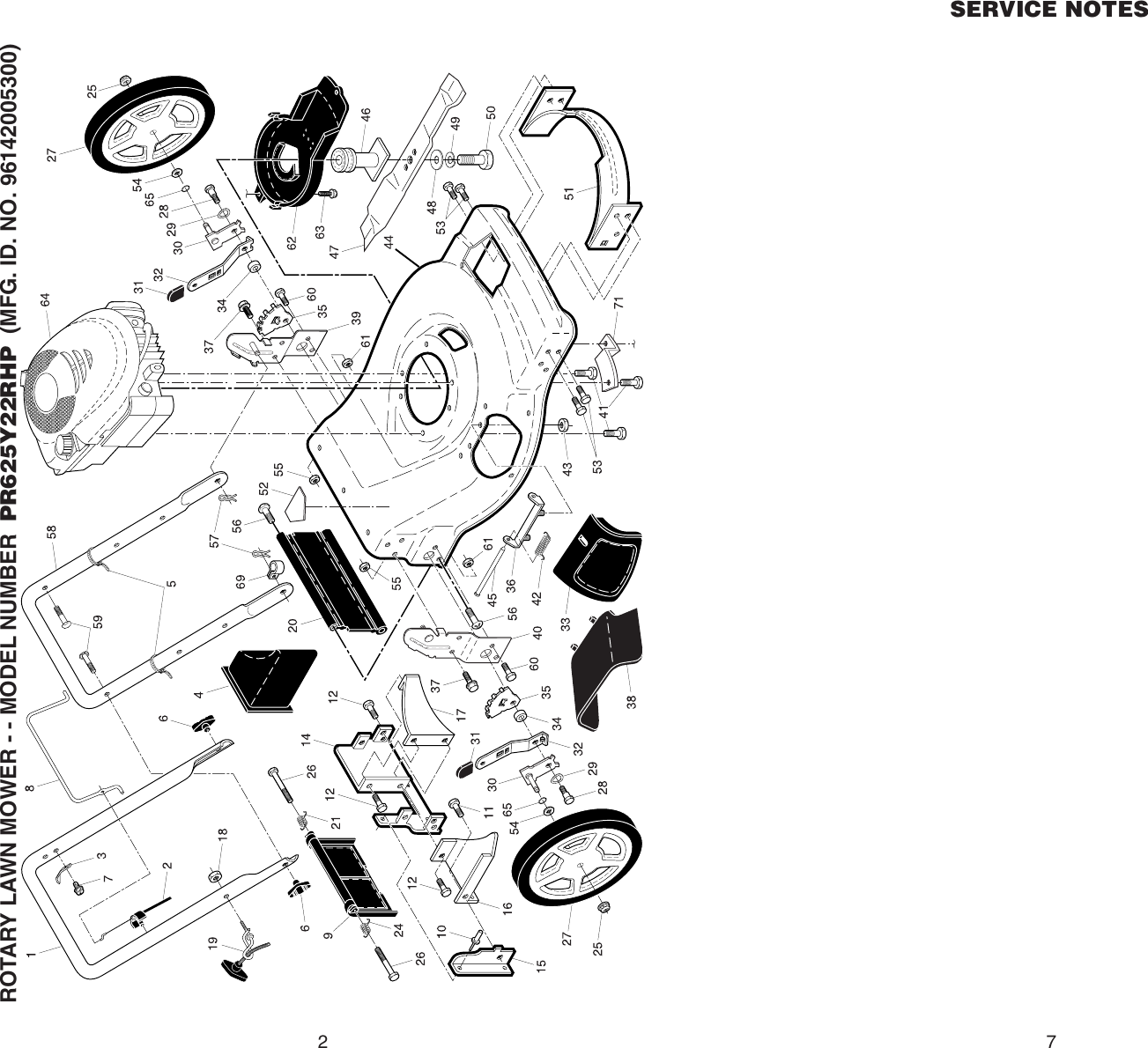 Page 2 of 4 - Poulan PR625Y22RHP IPL, PRO, PR625Y22RHP, 2009-04, 424636, 96142005300, US User Manual  To The 408224fe-06c5-4f97-b1fa-f97fd7fd086c