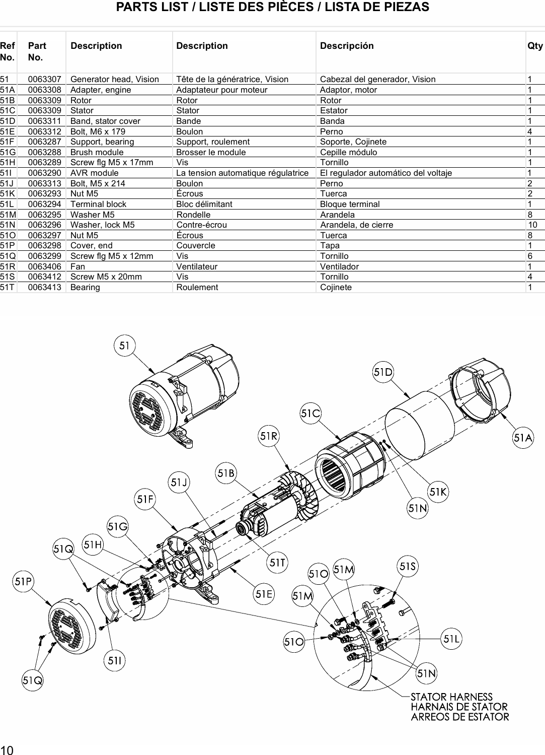 Page 3 of 3 - Powermate Powermate-Pm0116000-Parts-List- 0063264.qxp  Powermate-pm0116000-parts-list