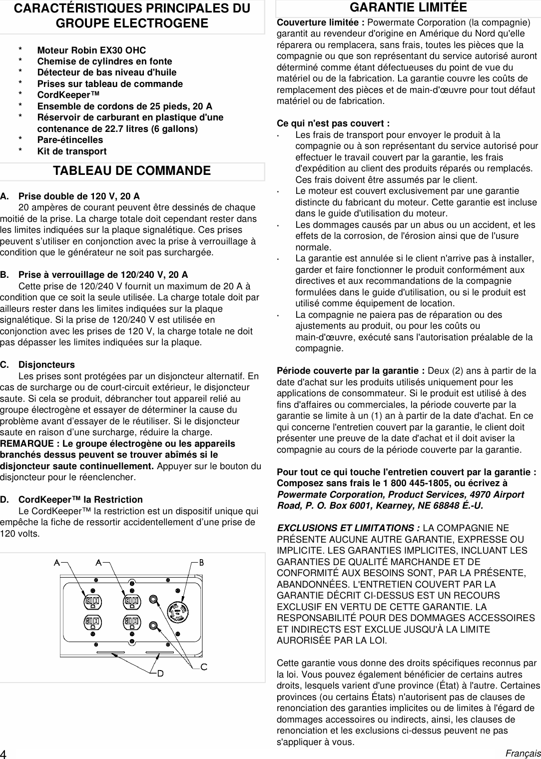 Page 4 of 12 - Powermate Powermate-Pm0435001-Users-Manual- 0064505.qxp  Powermate-pm0435001-users-manual