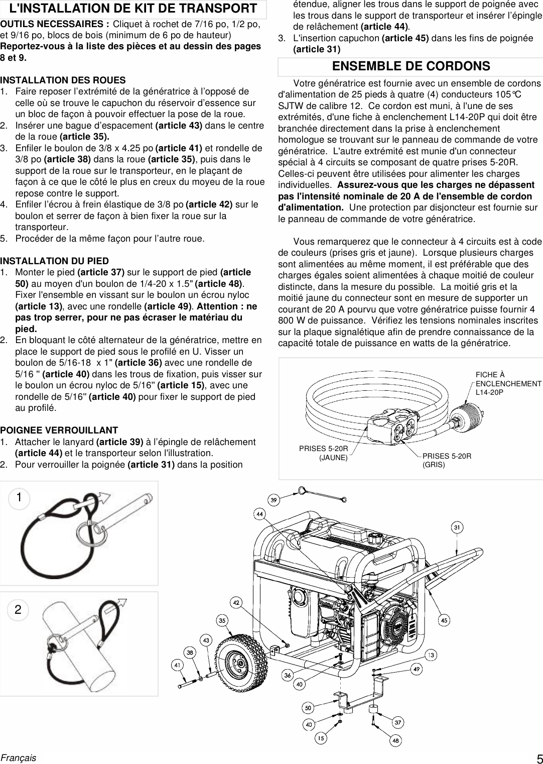 Page 5 of 12 - Powermate Powermate-Pm0435001-Users-Manual- 0064505.qxp  Powermate-pm0435001-users-manual