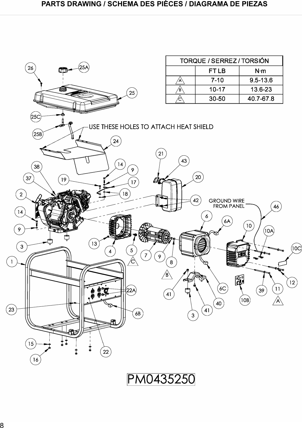 Page 1 of 2 - Powermate Powermate-Pm0435250-Parts-List- 0062959.qxp  Powermate-pm0435250-parts-list