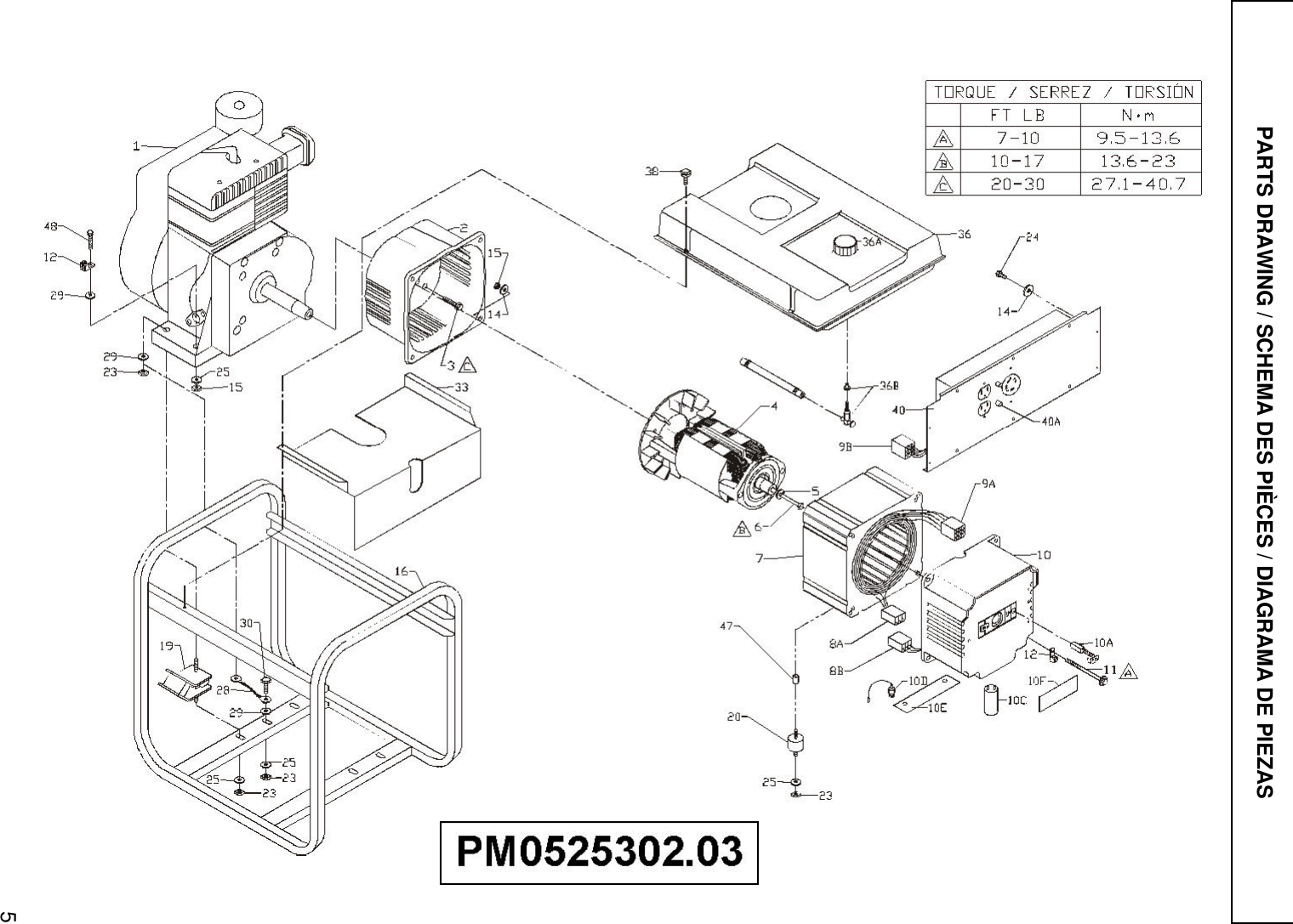 Page 1 of 2 - Powermate Powermate-Pm0525302-03-Parts-List- PM0525302.03  Powermate-pm0525302-03-parts-list