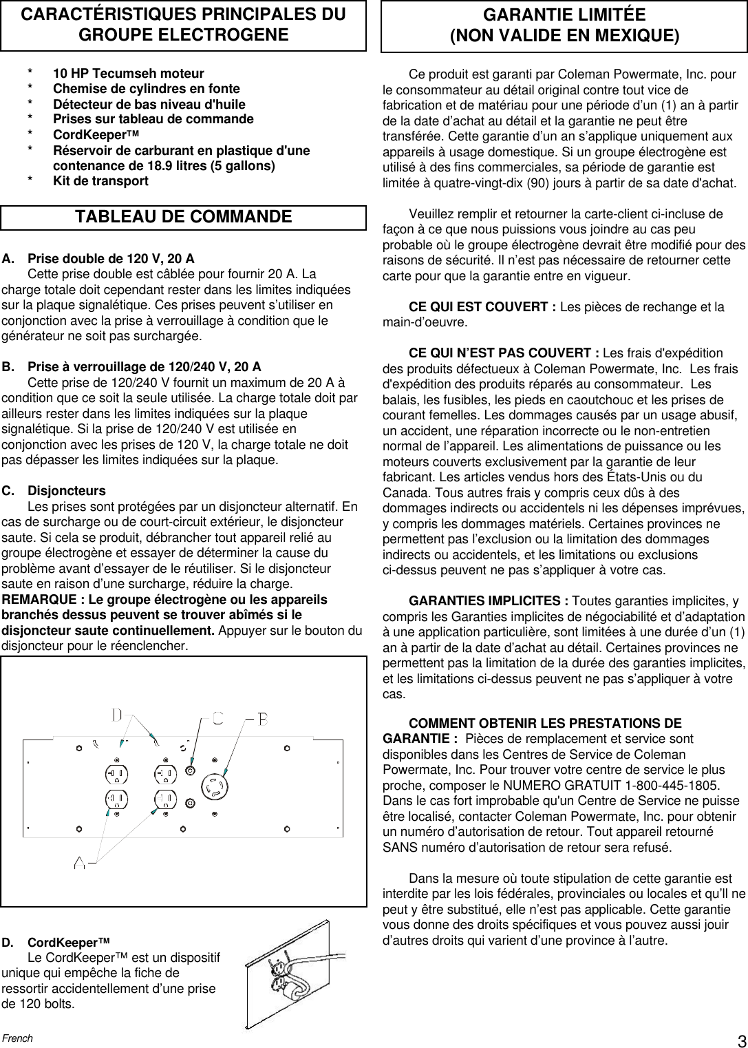 Page 3 of 8 - Powermate Powermate-Pm0525312-18-Users-Manual- PM0525312.18 Powermate-pm0525312-18-users-manual