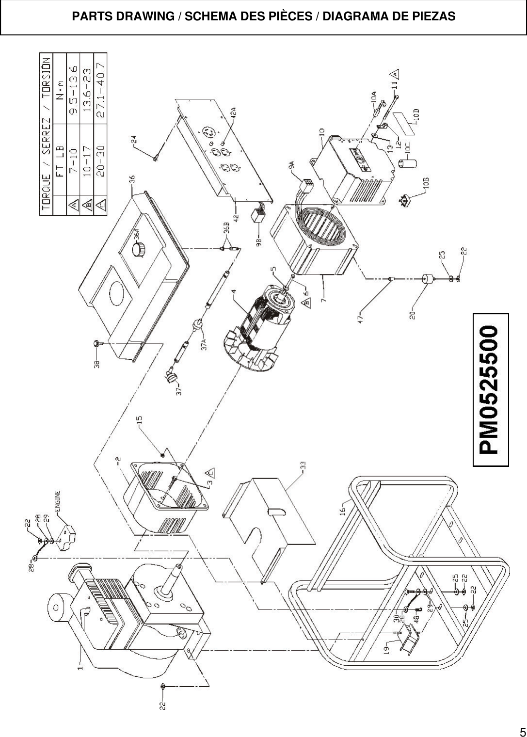 Page 5 of 8 - Powermate Powermate-Pm0525500-Users-Manual- PM0525500  Powermate-pm0525500-users-manual