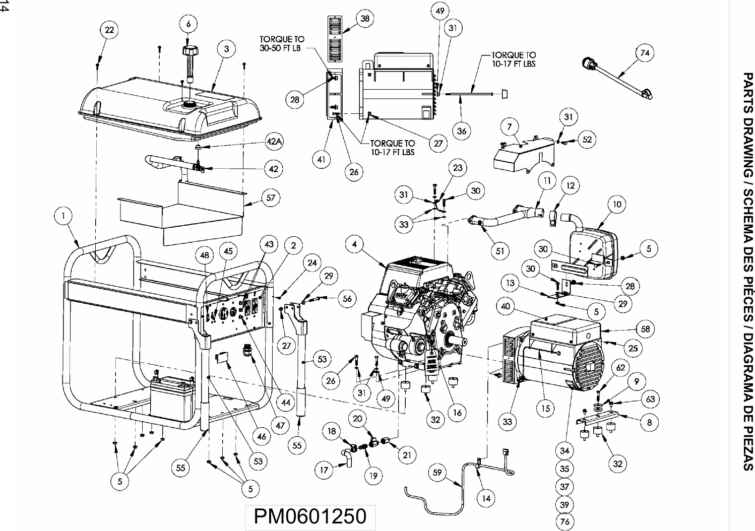 Page 1 of 4 - Powermate Powermate-Pm0601250-Parts-List- 0065247.qxp Powermate-pm0601250-parts-list