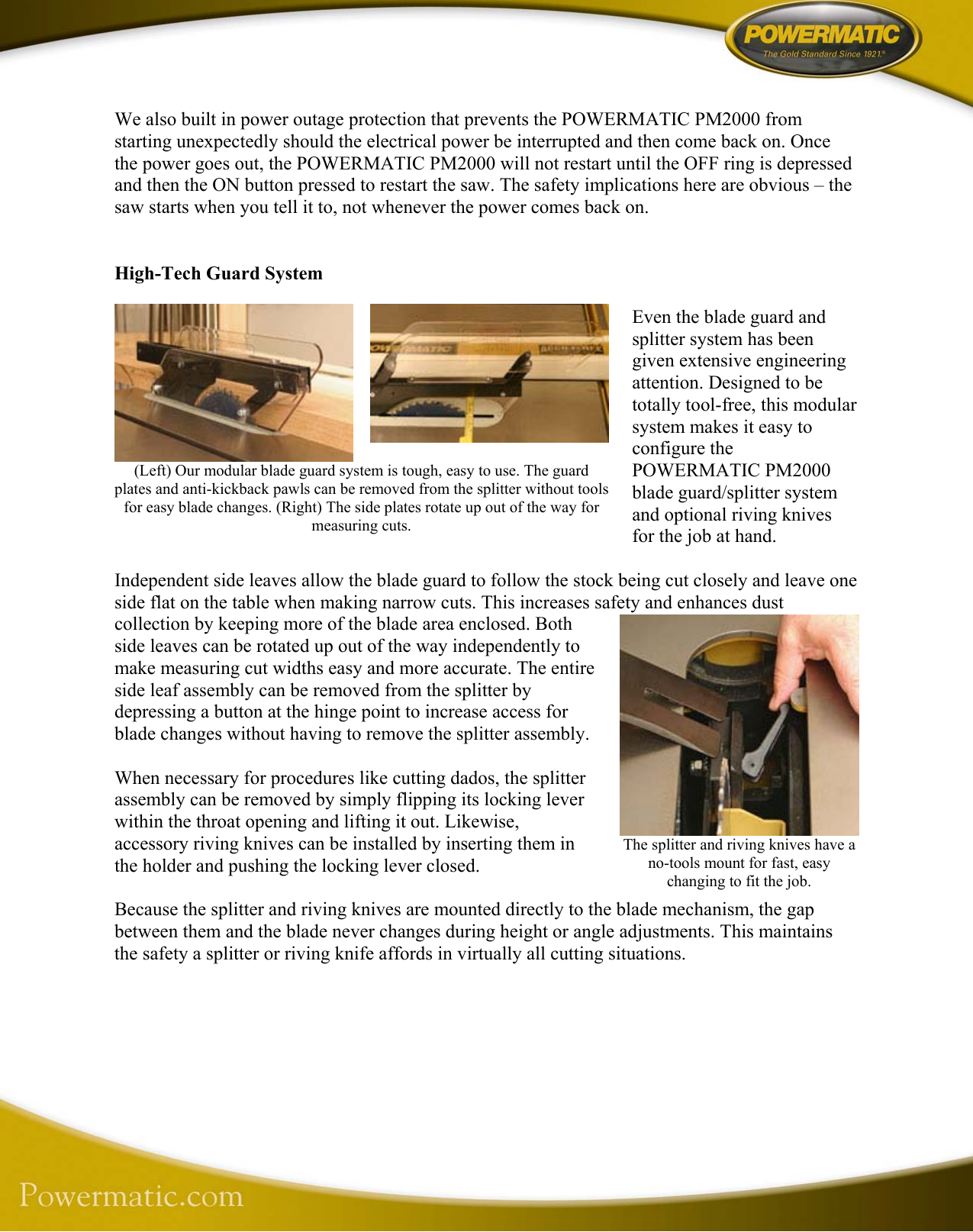 Page 4 of 9 - Powermatic Powermatic-Pm2000-Users-Manual- Powermatic-pm2000-users-manual