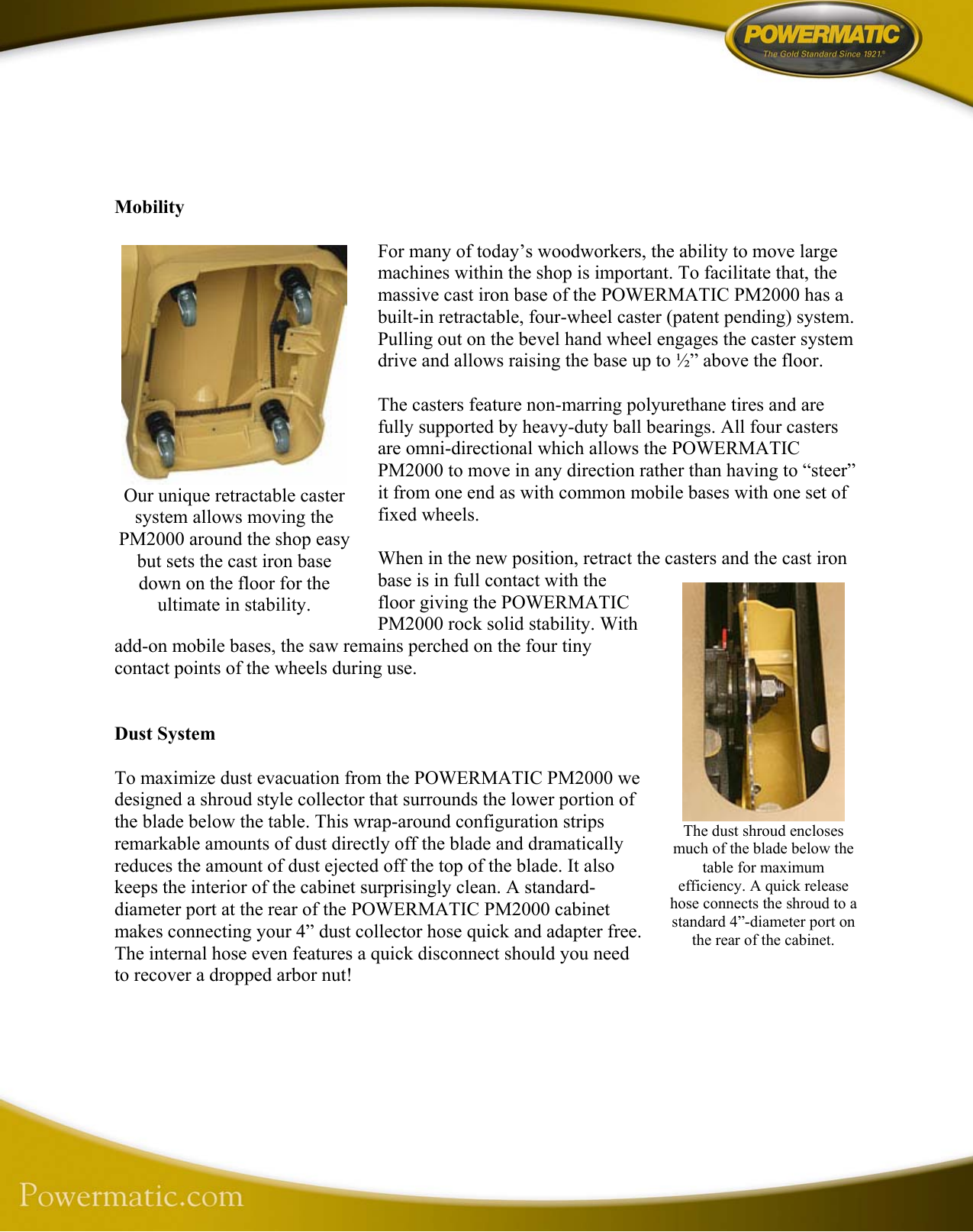 Page 5 of 9 - Powermatic Powermatic-Pm2000-Users-Manual- Powermatic-pm2000-users-manual