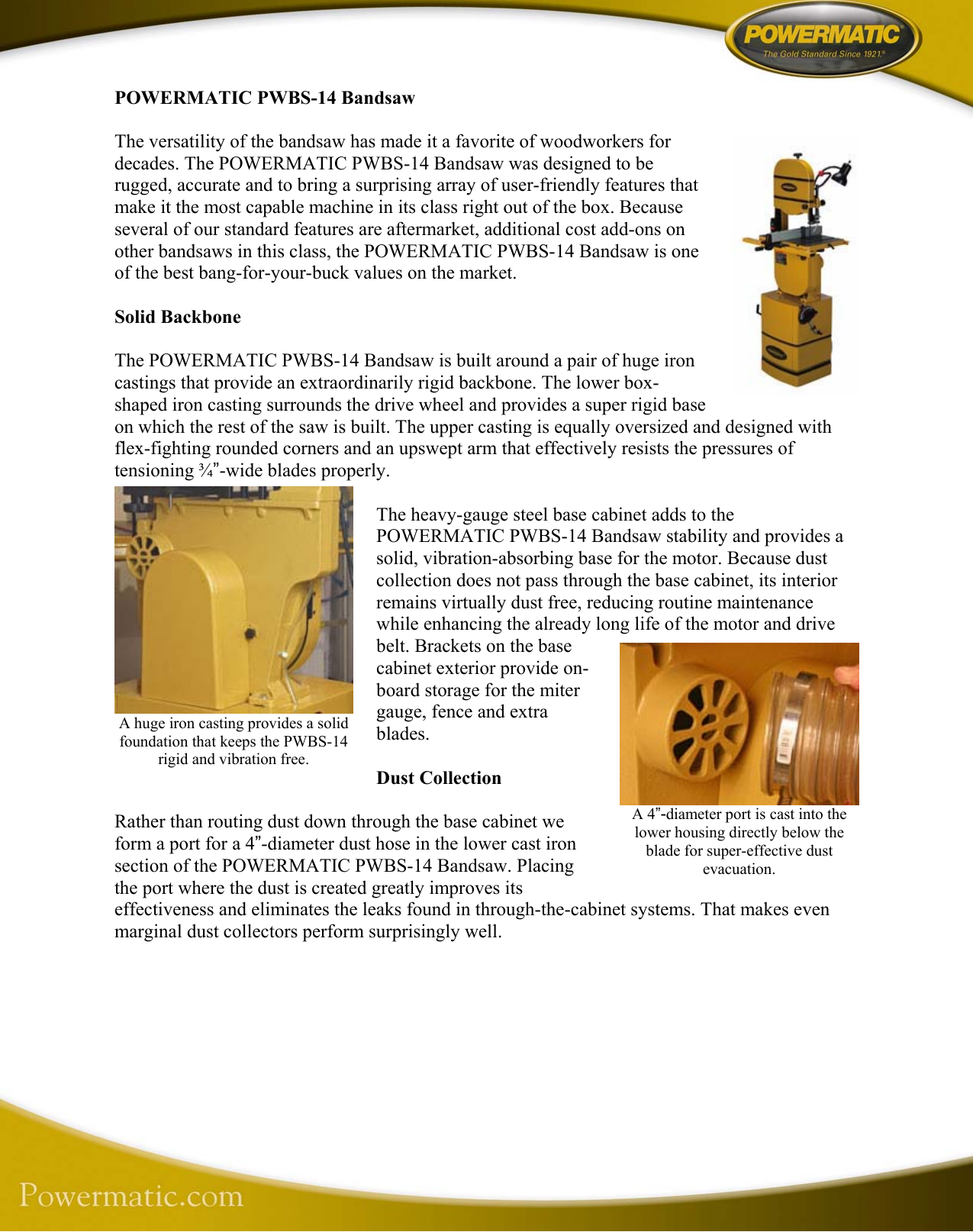 Page 1 of 6 - Powermatic Powermatic-Pwbs-14-Users-Manual-  Powermatic-pwbs-14-users-manual