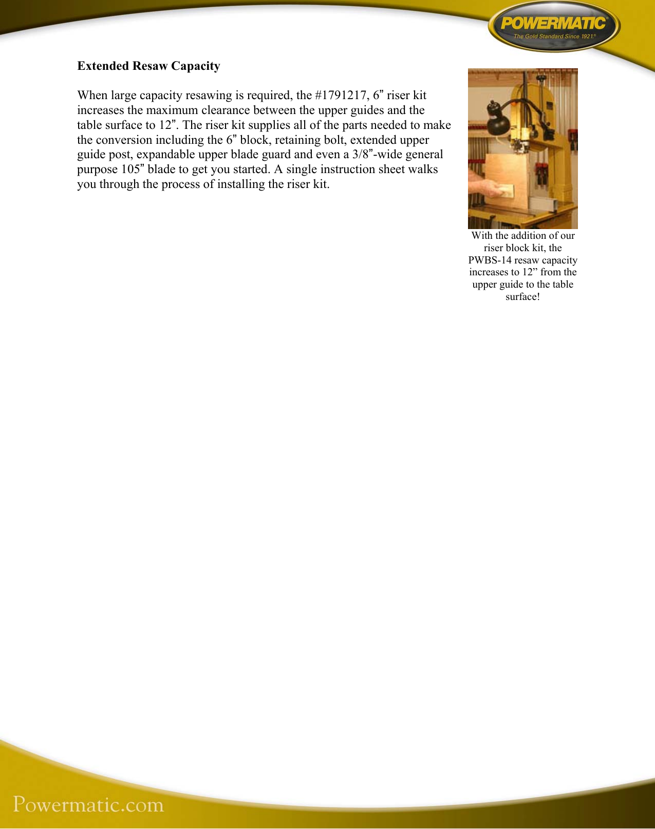 Page 6 of 6 - Powermatic Powermatic-Pwbs-14-Users-Manual-  Powermatic-pwbs-14-users-manual