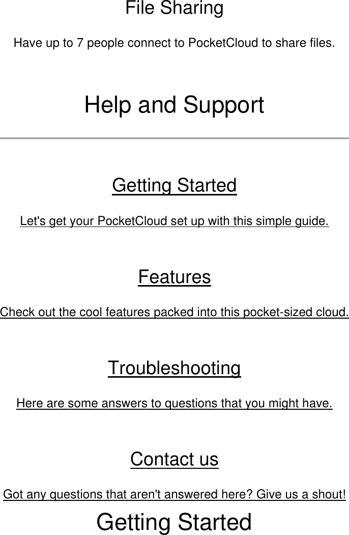 Page 3 of Powerstick com POCKETCLOUDV1 PocketCloud User Manual 