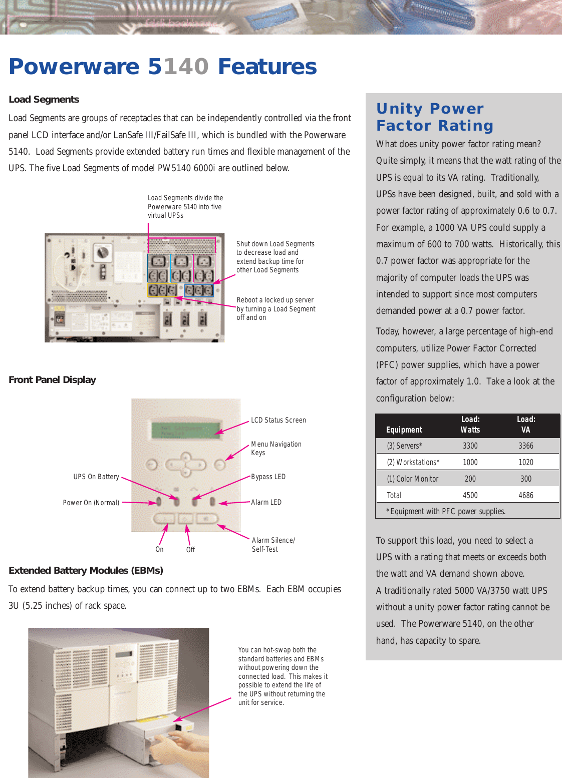 Page 3 of 4 - Powerware Powerware-5140-Users-Manual- _PW5140_.799  Powerware-5140-users-manual