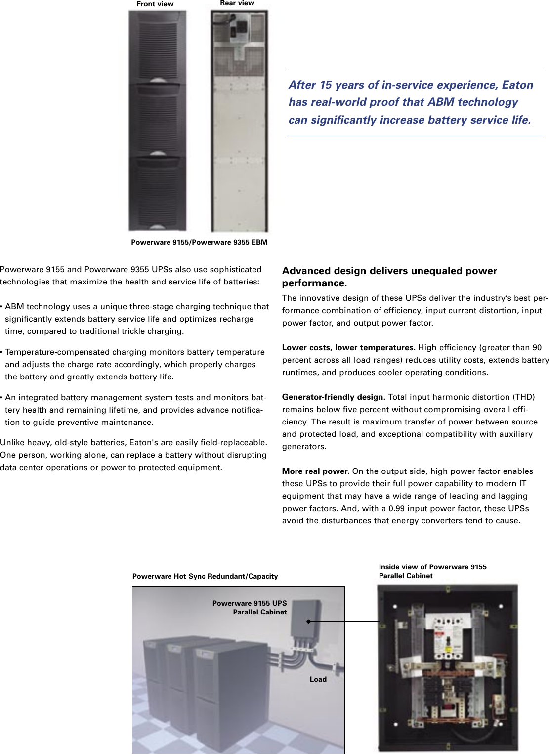 Page 4 of 10 - Powerware Powerware-9355-Users-Manual- 9155/9355FXA  Powerware-9355-users-manual