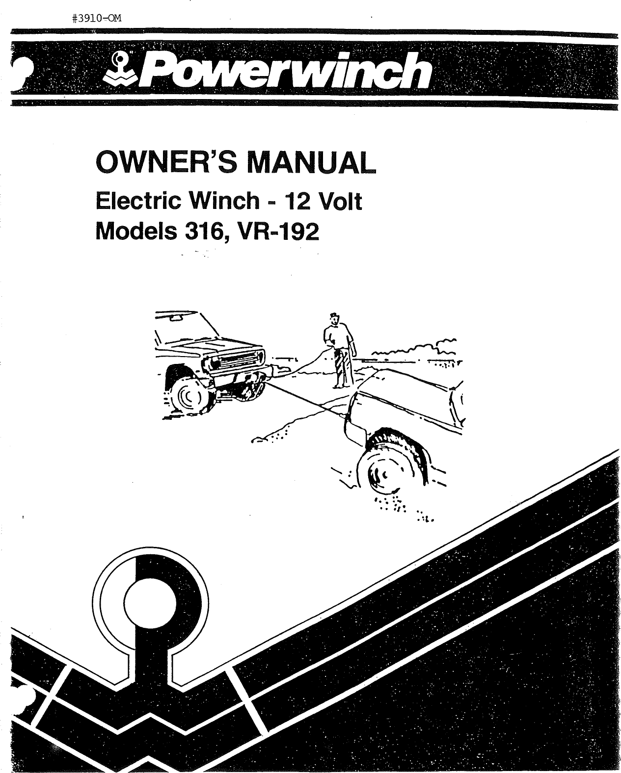 Page 1 of 8 - Powerwinch 667391000 1106409L User Manual  12 VOLT ELECTRIC WINCH - Manuals And Guides